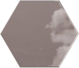 Плитка Ribesalbes Ceramica Geometry Hex Charcoal Glossy 15x17.3 настенная PT03139