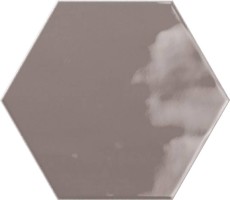 Плитка Ribesalbes Ceramica Geometry Hex Charcoal Glossy 15x17.3 настенная PT03139