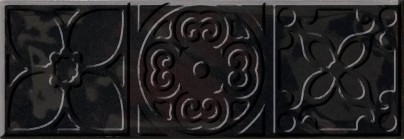 Декор Cifre Ceramica Bulevar Altair Black 10x30