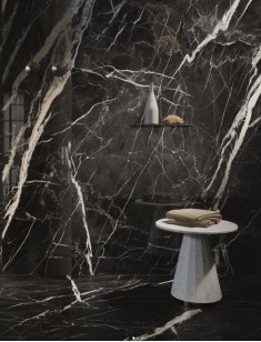 Керамогранит Global Tile Flame Черный 60x120 GT1206020105LGR