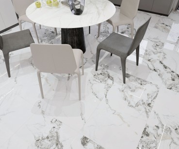 Керамогранит Basconi Home Bianco Gold-6 Full Body Polished 8mm 60x120 BHW-0035-6