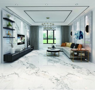 Керамогранит Basconi Home Bianco Gold-6 Full Body Polished 8mm 60x120 BHW-0035-6