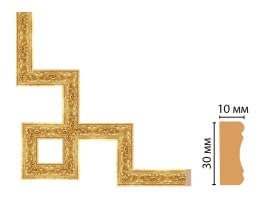 Декоративный угловой элемент Decomaster 165-3-126 (300x300 мм)