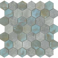 Мозаика L Antic Colonial Worn Hexagon Verdigris 30x30.5 L241715271