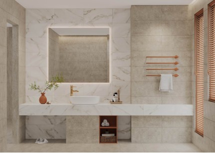 Плитка Beryoza Ceramica Luni Белый 30x60 настенная