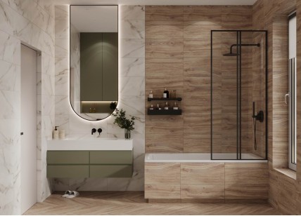 Плитка Beryoza Ceramica Luni Белый 30x60 настенная