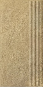 Ступень Paradyz Eremite Beige Stopnica Prosta Struktura Mat 30x60