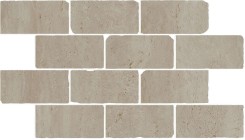 Бордюр Kerama Marazzi Сан-Марко мозаичный бежевый матовый обрезной 26.5x46.5 BR034