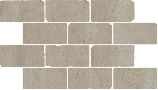 Бордюр Kerama Marazzi Сан-Марко мозаичный бежевый матовый обрезной 26.5x46.5 BR034