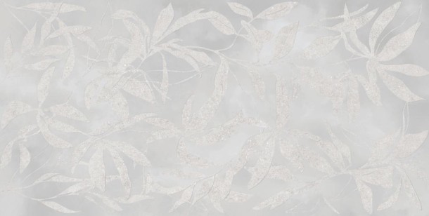Керамогранит Vitra ArtWall Цветы Серый Матовый 60x120 K958008R0001VTER