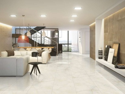 Керамогранит Eurotile Ceramica Antisky Cremin Glossy 60x120