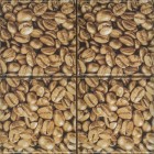 Декор Absolut Keramika Monocolor Biselado Set Coffee Beans 02 (4pzs) 10x10