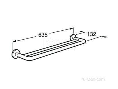 Полотенцедержатель Roca Hotels 13.2x63.5x5.5 816386001