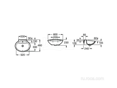 Раковина Roca Fontana 32787700N