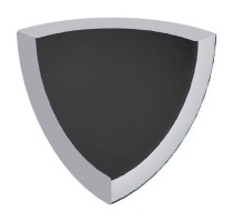 Уголок Pool Tile Radial Internal Corner Black Anti-Slip
