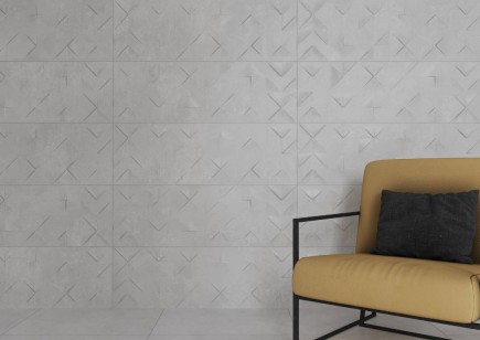 Плитка Gracia Ceramica Origami Grey Wall 03 настенная 30x90 010100001308