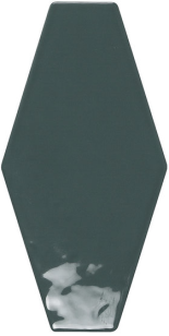 Плитка Ape Ceramica Harlequin Dark Green 10x20 настенная