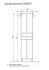 Шкаф-колонна Aquaton Симпл 32.3x50x192 1A122303SL010