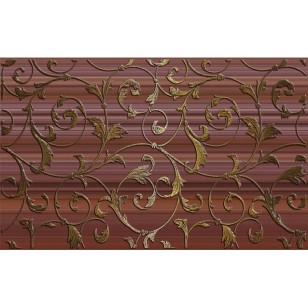 Декор Нефрит-Керамика Кензо Арабески коричневый 25x40 04-01-1-09-03-21-185-0