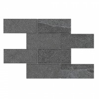 Мозаика Estima Luna Anthracite Bricks Big неполированная 28.6x35 LN03/TE03