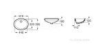 Раковина Roca Neo-Selene 39.5x51x18 322307000
