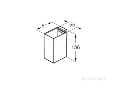 Стакан Roca Rubik 8.1x5.5x13.6 816843001