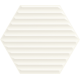 Плитка Paradyz Woodskin Bianco Heksagon Struktura B 17.1x19.8 настенная