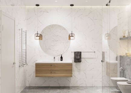 Декор Global Tile Vega Белая Геометрия 27x40V9VG3205TG