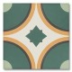 Керамогранит DNA Tiles Sync Circle Green 15х15 125631