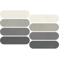 Мозаика Italgraniti Nuances Mosaico Ovale Mix Freddo 1 19.5x37 NU00MOVF1