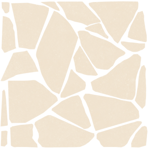 Мозаика 41ZERO42 Nok Crock Mosaic Ivory 40x40 4101232