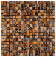 Мозаика Спектр-М Микс Стекло на сетке 31x31 SK10-199