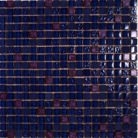Мозаика Pixmosaic Glass Индиго 1.5x1.5 30x30 SSZGS103