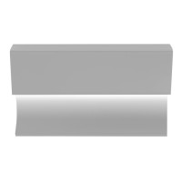 Плинтус Butech Pro-Skirting Led Corner Silver 13x60x5 B70104242