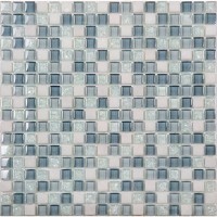 Мозаика NSmosaic Exclusive Series стекло камень 1.5x1.5 30.5x30.5 NO-230