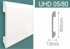 Плинтус Solid напольный ударопрочный белый UHD05/80