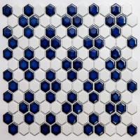 Мозаика NSmosaic Porcelain Series керамика глянцевая 2.3x2.6 26x30 PS2326-44
