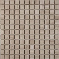 Мозаика Pixmosaic Каменная мозаика из мрамора White Wooden на сетке 30.5x30.5 PIX254