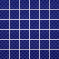 Мозаика Rako Color Two синяя матовая рельефная 5x5 30x30 GRS05605