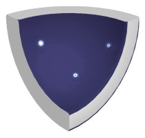 Уголок Pool Tile Radial Internal Corner Dark Blue Smooth