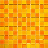 Мозаика Pixmosaic Glass Желтая 2.5х2.5 30x30 FA041.043.045