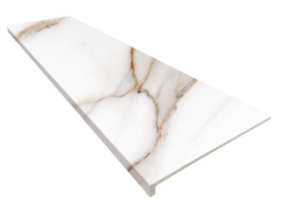 Ступень Exagres Marbles Calacatta Peldano Recto 120 33x120
