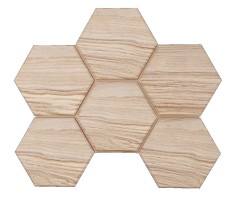 Мозаика Estima Selection Pine Hexagon неполированная 25x28.5 SI03