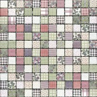 Мозаика Mosavit Graphic Patchwork Spring 31.6x31.6 стеклянная