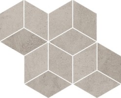 Мозаика Paradyz Pure City Grys Mozaika Prasowana Romb Hexagon 20.4x23.8