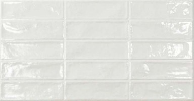 Плитка Ecoceramic Pool White настенная 31.6x60