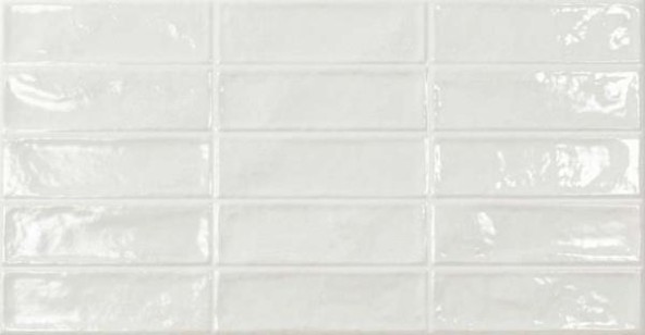 Плитка Ecoceramic Pool White настенная 31.6x60