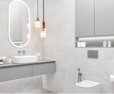 Керамогранит Laparet Onyx Lux Silver Серый Полированный Матированный 60x120