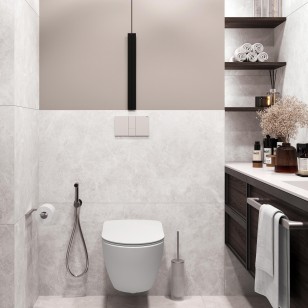 Керамогранит Laparet Onyx Lux Silver Серый Полированный Матированный 60x120
