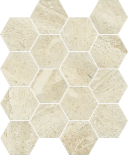 Мозаика Paradyz Sunlight Stone Beige Mozaika Prasowana Hexagon 22x25.5
